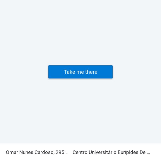 Omar Nunes Cardoso, 295-369 to Centro Universitário Eurípides De Marília map