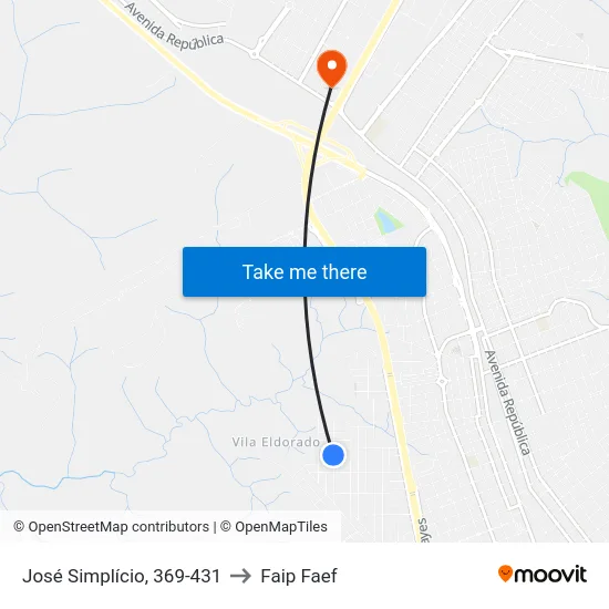 José Simplício, 369-431 to Faip Faef map