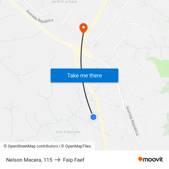 Nelson Macera, 115 to Faip Faef map