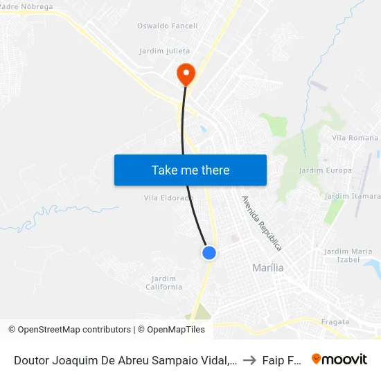 Doutor Joaquim De Abreu Sampaio Vidal, 1185 to Faip Faef map