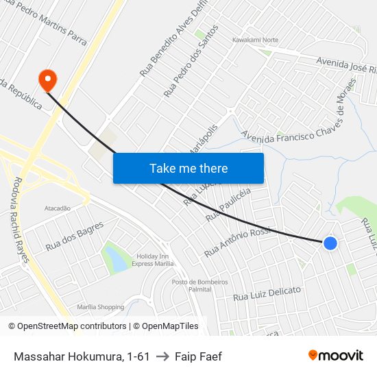 Massahar Hokumura, 1-61 to Faip Faef map