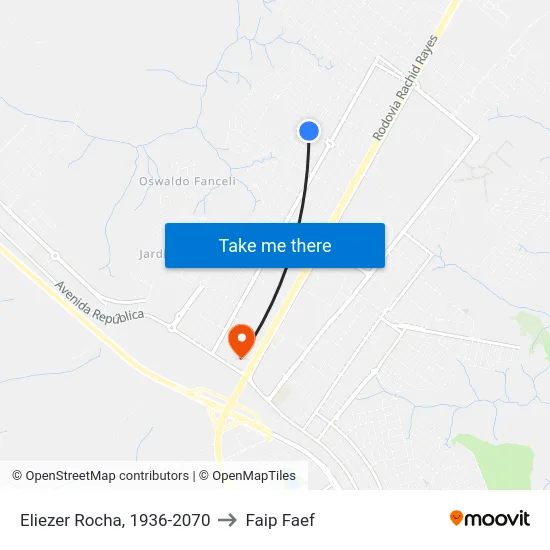 Eliezer Rocha, 1936-2070 to Faip Faef map