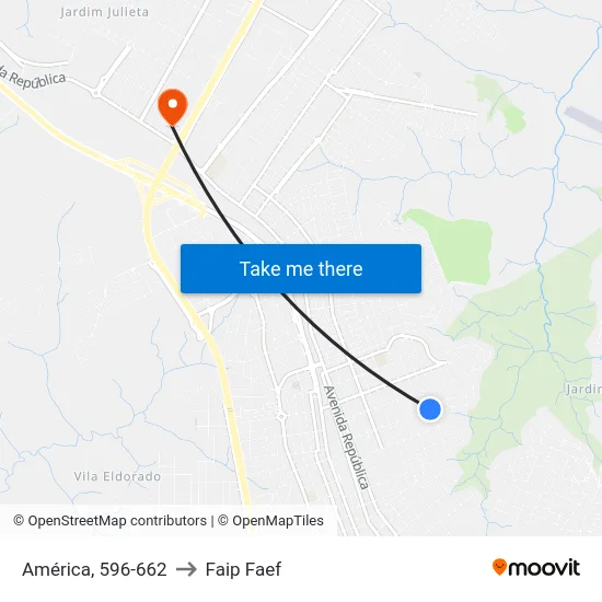 América, 596-662 to Faip Faef map