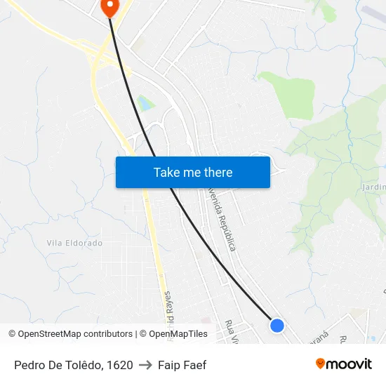 Pedro De Tolêdo, 1620 to Faip Faef map