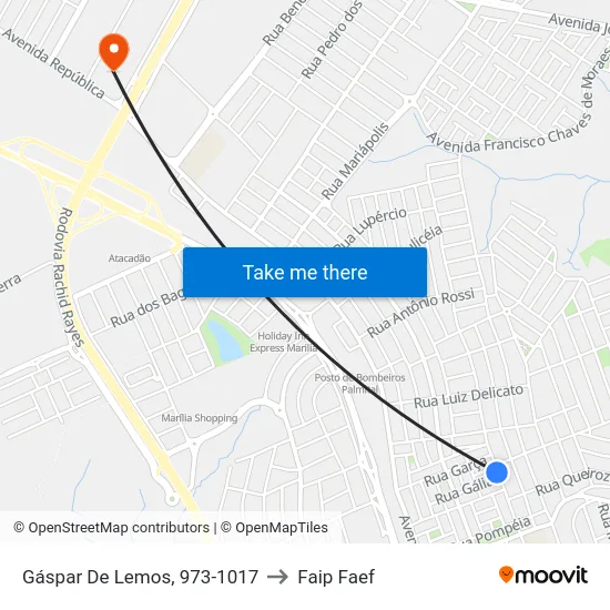 Gáspar De Lemos, 973-1017 to Faip Faef map