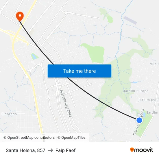 Santa Helena, 857 to Faip Faef map