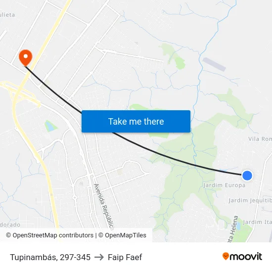 Tupinambás, 297-345 to Faip Faef map