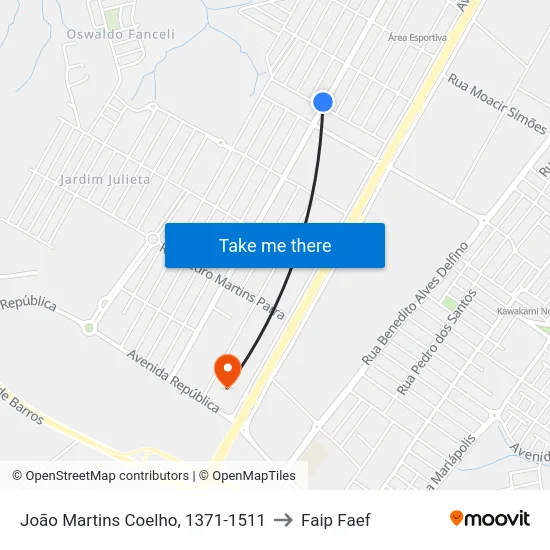 João Martins Coelho, 1371-1511 to Faip Faef map