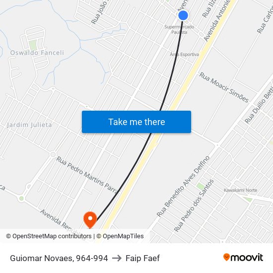 Guiomar Novaes, 964-994 to Faip Faef map