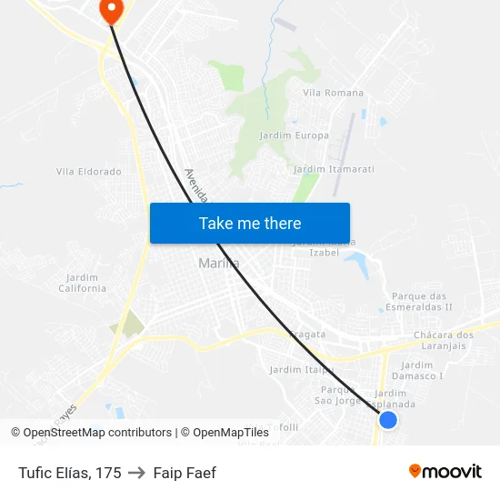 Tufic Elías, 175 to Faip Faef map