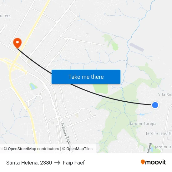 Santa Helena, 2380 to Faip Faef map