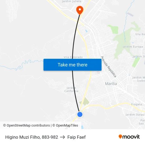 Higino Muzi Filho, 883-982 to Faip Faef map