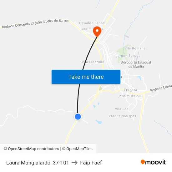 Laura Mangialardo, 37-101 to Faip Faef map