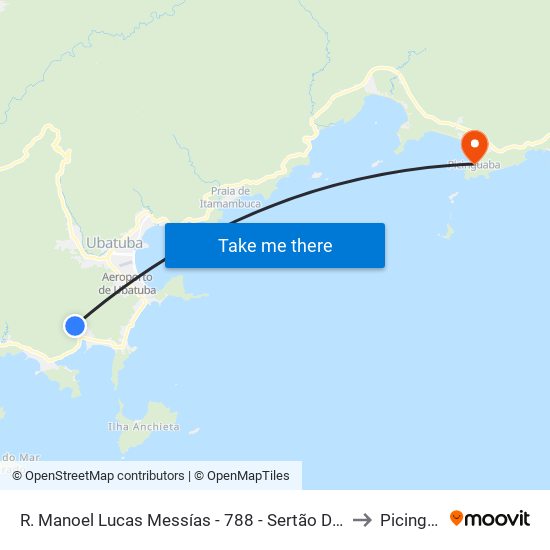 R. Manoel Lucas Messías -  788 - Sertão Do Pereque-Mirim to Picinguaba map