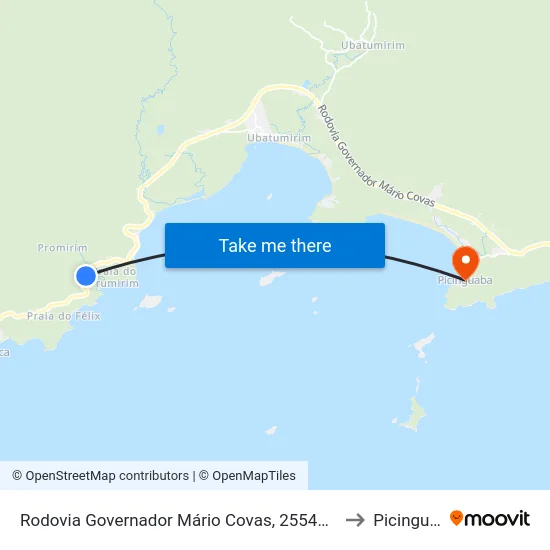 Rodovia Governador Mário Covas, 25541 - Promirim to Picinguaba map