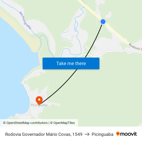 Rodovia Governador Mário Covas, 1549 to Picinguaba map