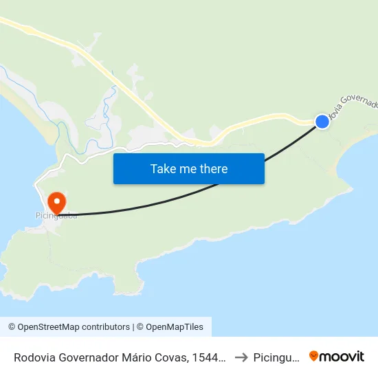 Rodovia Governador Mário Covas, 15447-19405 to Picinguaba map
