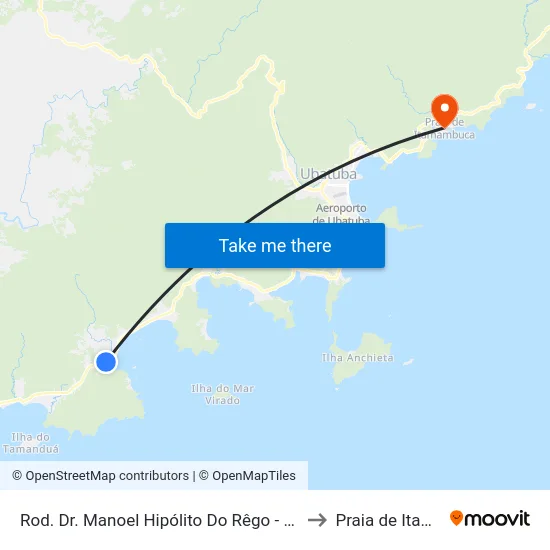 Rod. Dr. Manoel Hipólito Do Rêgo -  871-873 - Maranduba to Praia de Itamambuca map