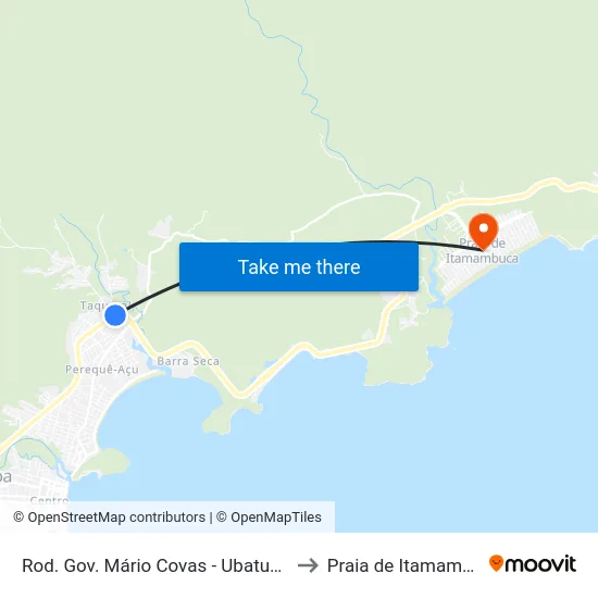 Rod. Gov. Mário Covas -  Ubatuba - SP to Praia de Itamambuca map