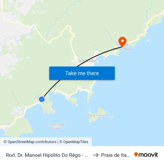 Rod. Dr. Manoel Hipólito Do Rêgo -  16469-16483 - Lagoinha to Praia de Itamambuca map