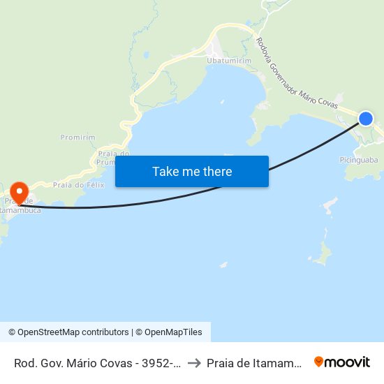 Rod. Gov. Mário Covas -  3952-4090 to Praia de Itamambuca map