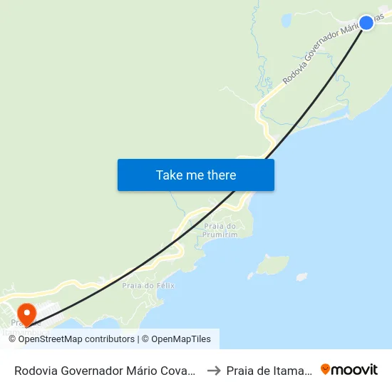 Rodovia Governador Mário Covas, 8373-8475 to Praia de Itamambuca map