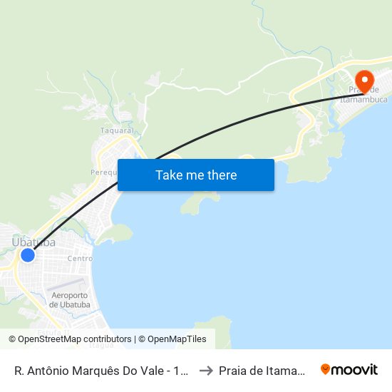 R. Antônio Marquês Do Vale -  156 - Silop to Praia de Itamambuca map