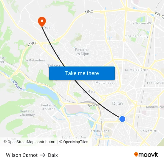 Wilson Carnot to Daix map