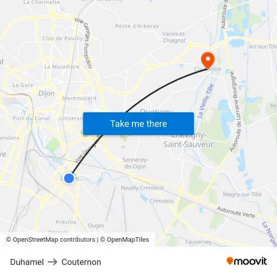 Duhamel to Couternon map