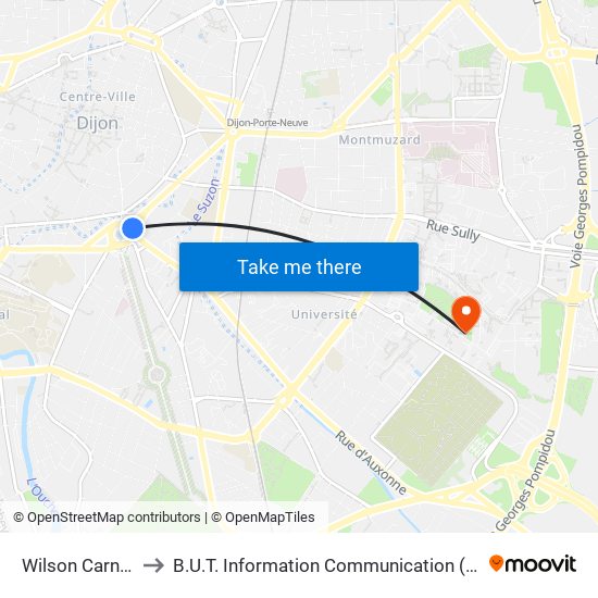 Wilson Carnot to B.U.T. Information Communication (Ic) map