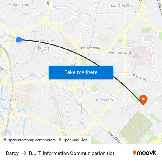 Darcy to B.U.T. Information Communication (Ic) map
