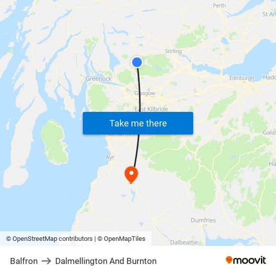 Balfron to Balfron map