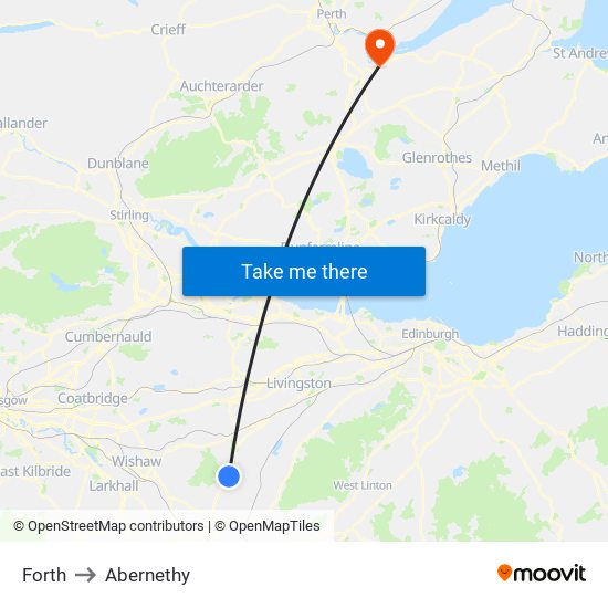 Forth to Abernethy map