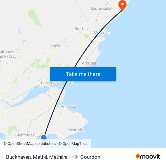 Buckhaven, Methil, Methilhill to Gourdon map