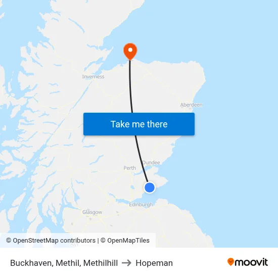 Buckhaven, Methil, Methilhill to Hopeman map