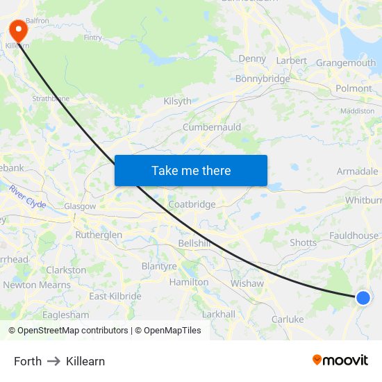 Forth to Killearn map