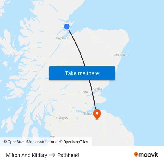 Milton And Kildary to Pathhead map