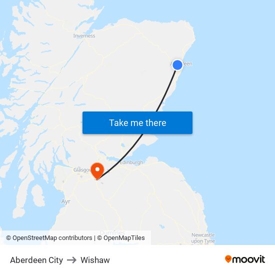Aberdeen City to Aberdeen City map