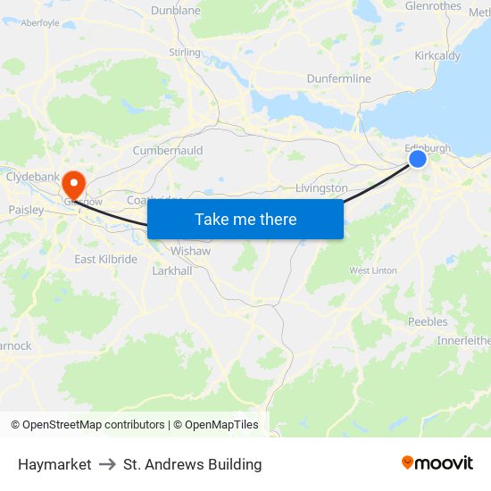 Haymarket to St. Andrews Building map