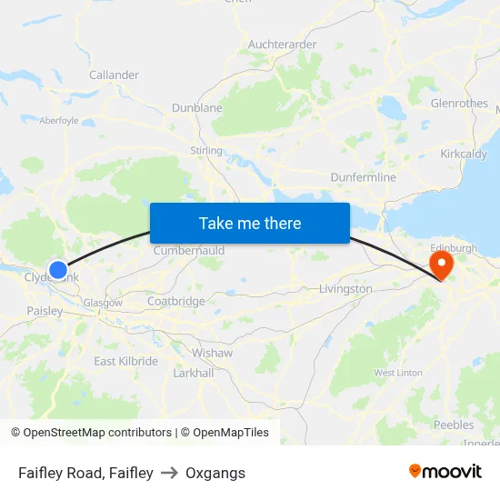 Faifley Road, Faifley to Oxgangs map