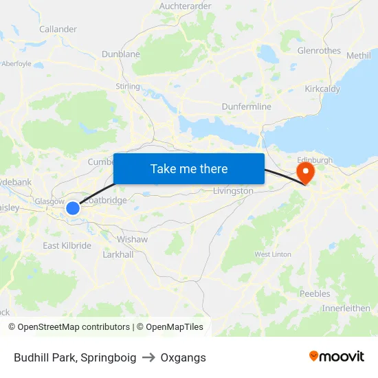 Budhill Park, Springboig to Oxgangs map