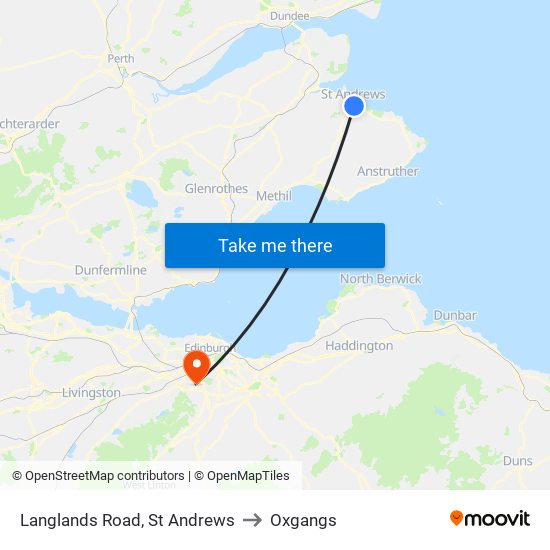 Langlands Road, St Andrews to Oxgangs map