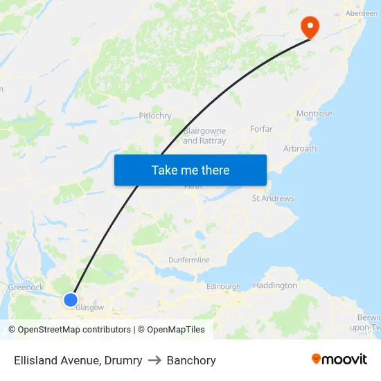 Ellisland Avenue, Drumry to Banchory map