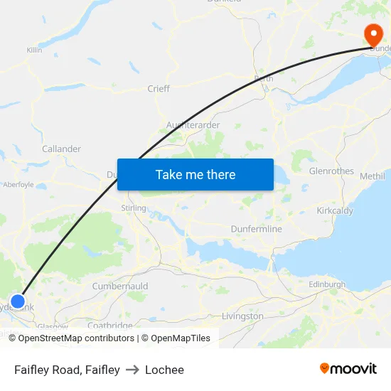 Faifley Road, Faifley to Lochee map