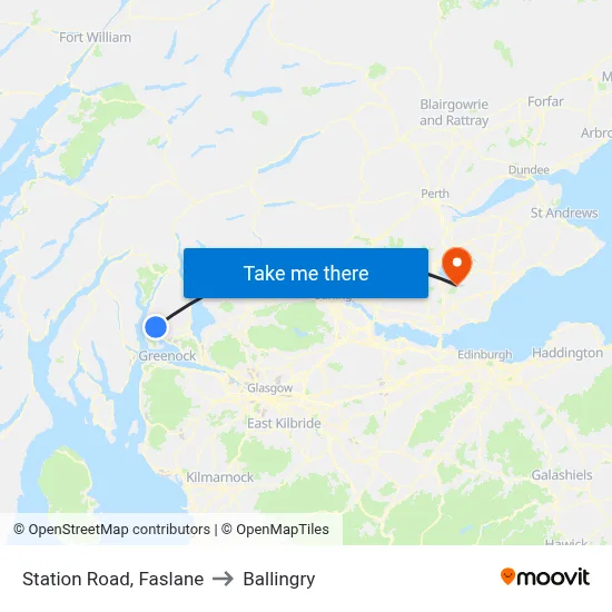 Station Road, Faslane to Ballingry map