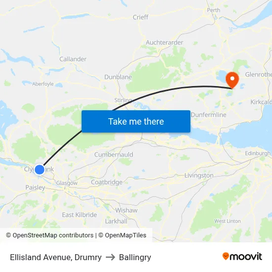 Ellisland Avenue, Drumry to Ballingry map