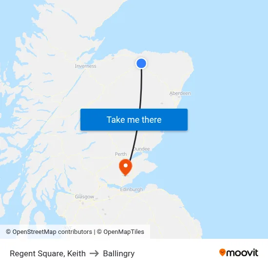 Regent Square, Keith to Ballingry map