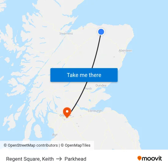 Regent Square, Keith to Parkhead map