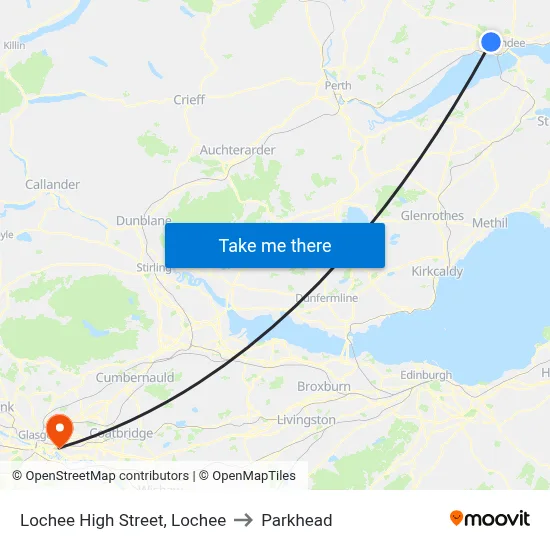 Lochee High Street, Lochee to Parkhead map