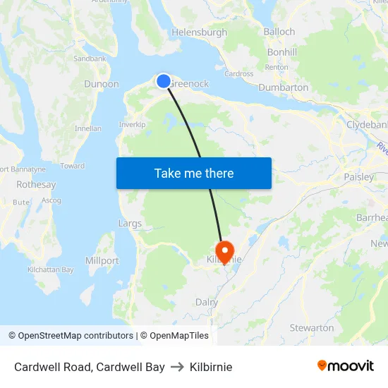 Cardwell Road, Cardwell Bay to Kilbirnie map